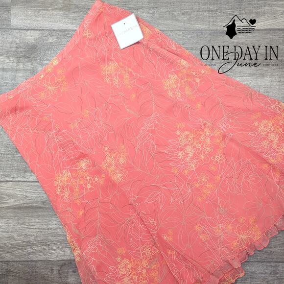 Sag Harbor Layered Sheer Skirt Size 12 - Picture 1 of 5